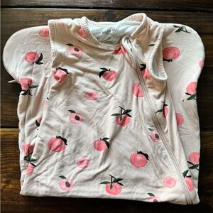 Kyte BABY Peach Print Swaddle Sleep Sack - Pink